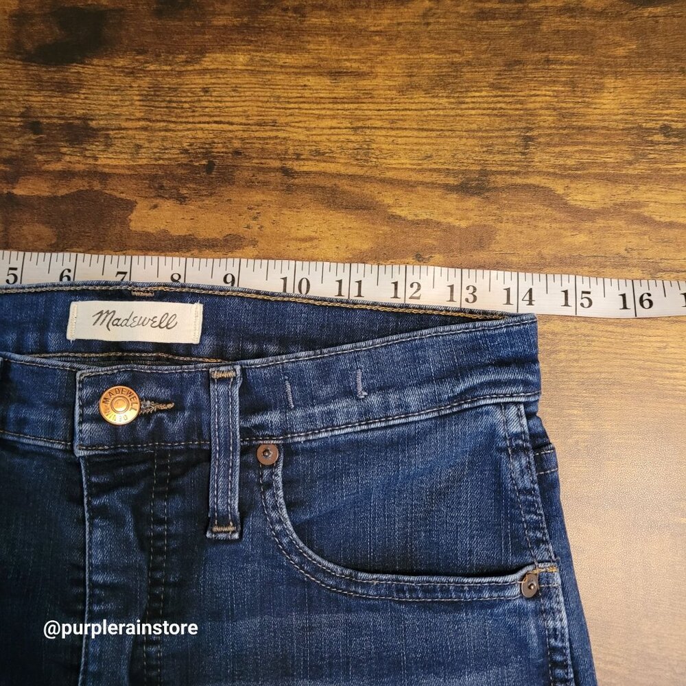 Madewell Jeans 28 Skinny 10" High Rise Hayes Wash F4684 Tummy Control Stretch - Picture 8 of 12